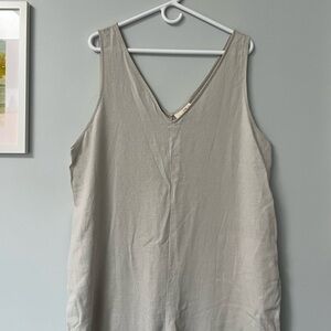Universal Thread Linen Sleeveless V Neck Jumpsuit